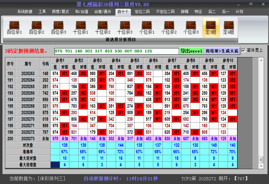 排列三胆码截图2025273