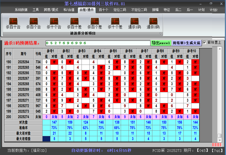 福彩3d软件杀码截图2025274