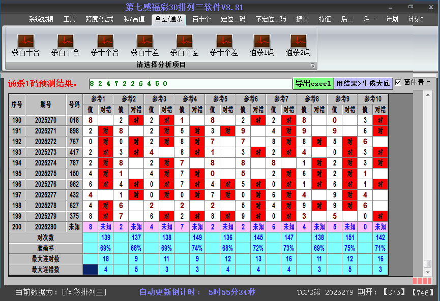 排列三软件杀码截图2025280
