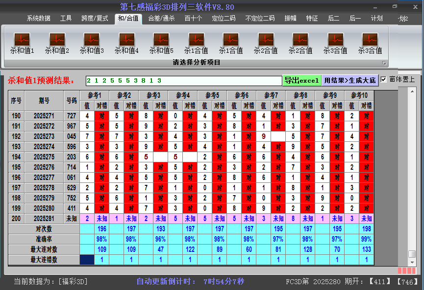 福彩3d软件杀和值截图2025281