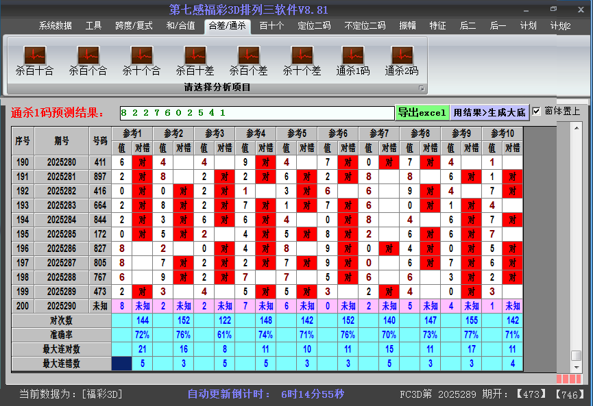 福彩3d软件杀码截图2025290