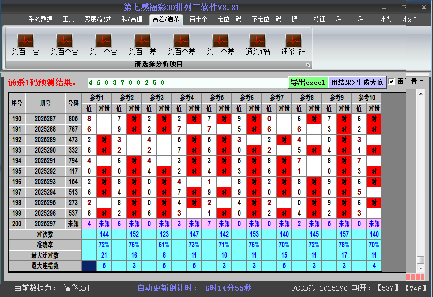 福彩3d软件杀码截图2025297