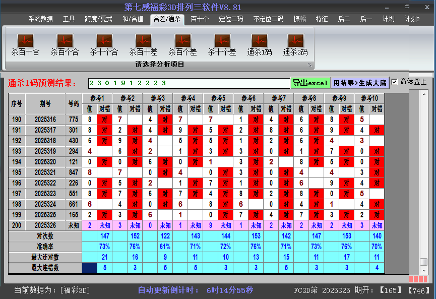 福彩3d软件杀码截图2025326