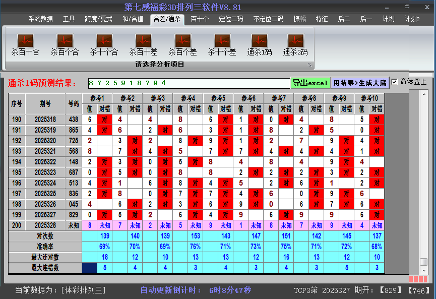 排列三软件杀码截图2025328