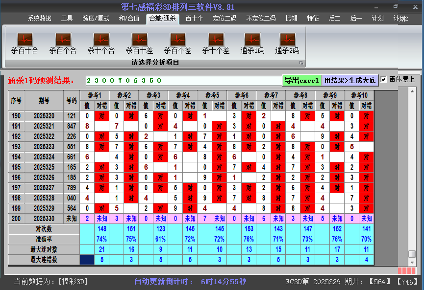 福彩3d软件杀码截图2025330
