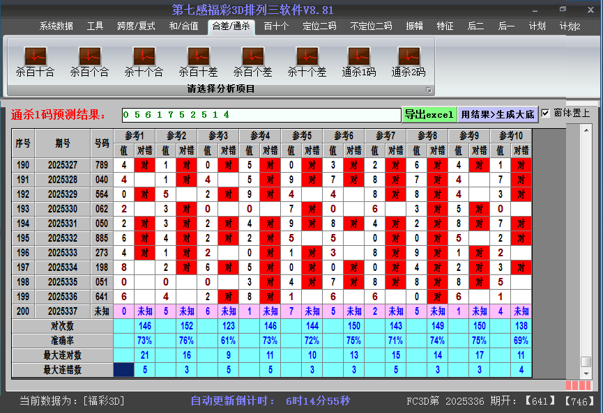福彩3d软件杀码截图2025337