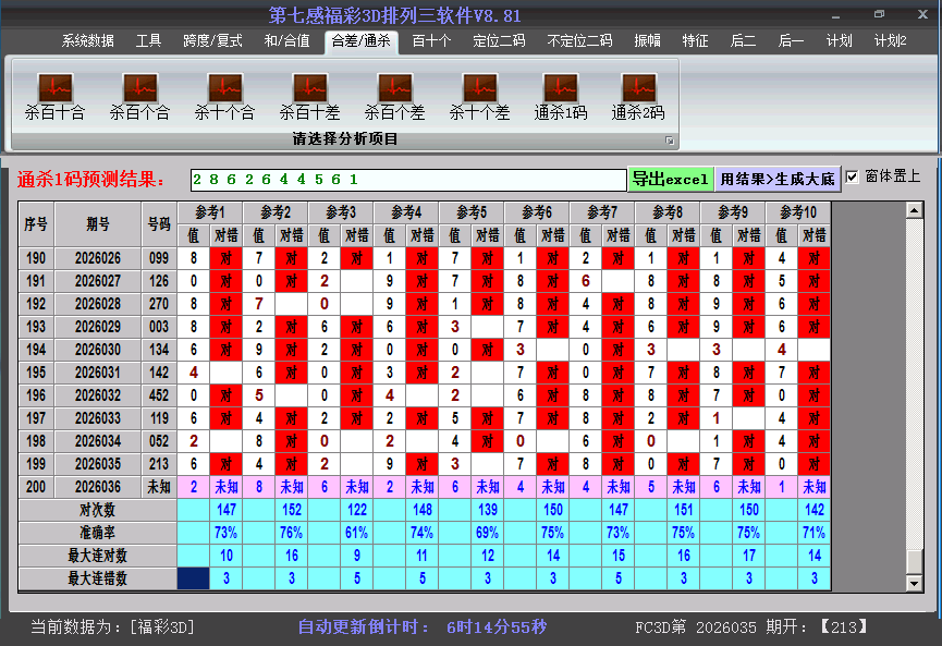 福彩3d软件杀码截图2026036