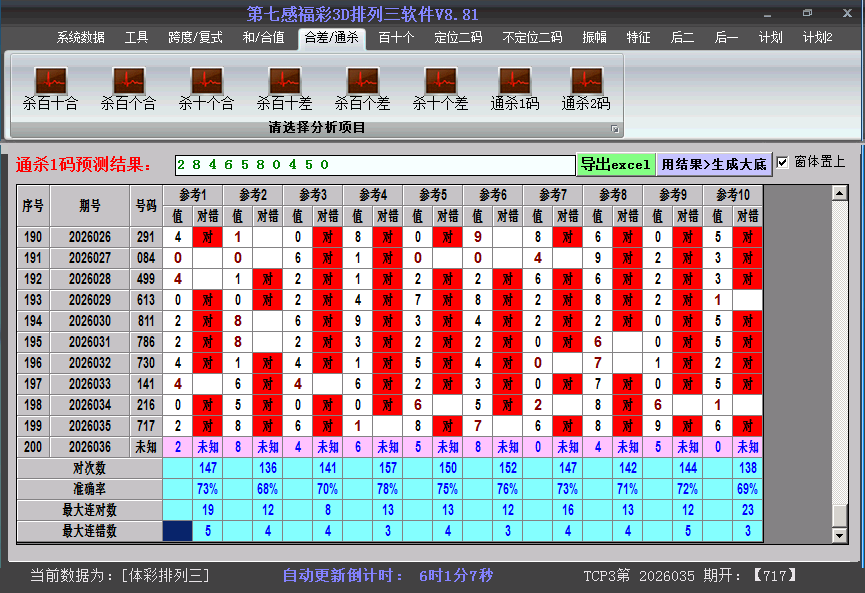 排列三软件杀码截图2026036